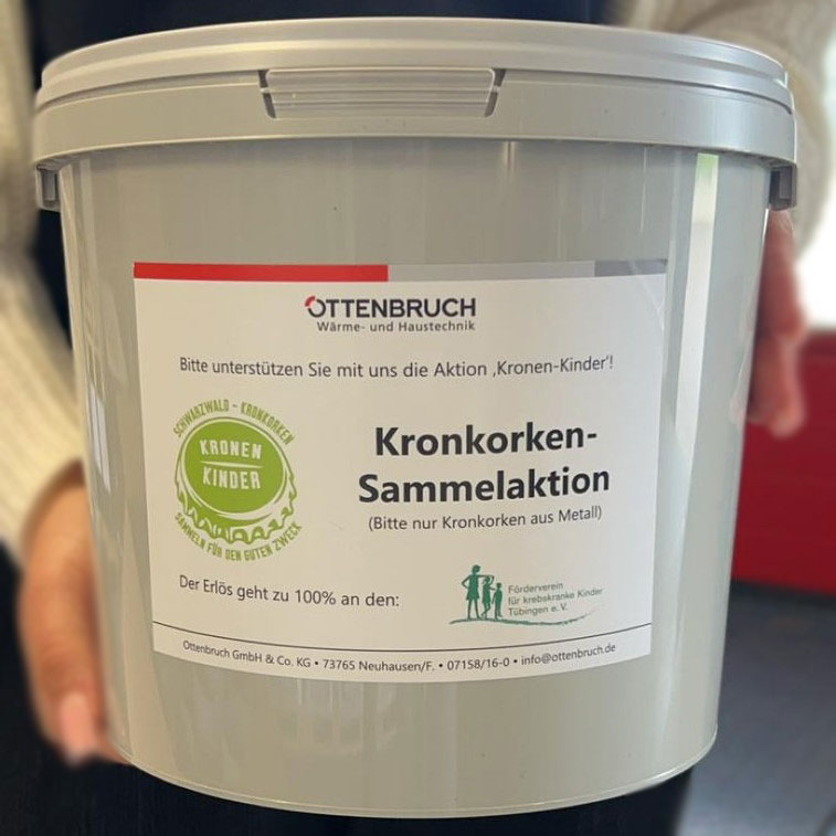 Info-Flyer herunterladen zu Kronen-Kinder: Kronkorkensammelaktion zu Gunsten des Fördervereins für krebskranke Kinder Tübingen e.V. Kronen-Kinder: Kronkorkensammelaktion zu Gunsten des Fördervereins für krebskranke Kinder Tübingen e.V.