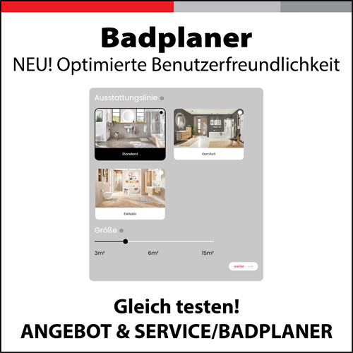 Badplaner für unsere Kunden zur Vorab-Kalkulation der Badrenovierung Badplaner für unsere Kunden zur Vorab-Kalkulation der Badrenovierung
