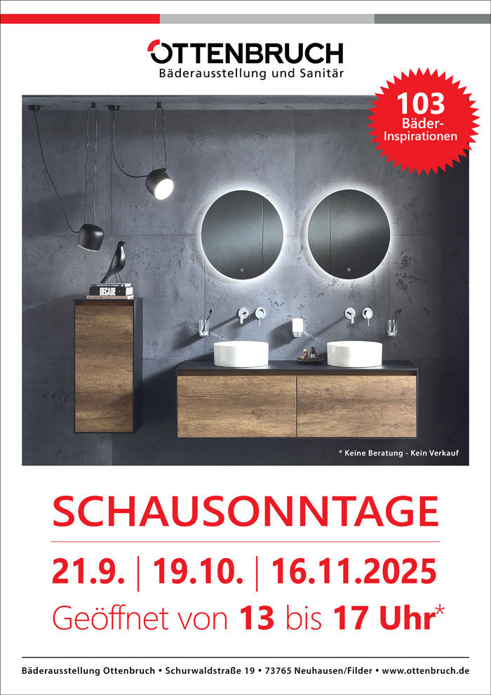 Schausonntage im Herbst am 21.9., 19.10. und 16.11.2025, jeweils von 13 bis 17 Uhr