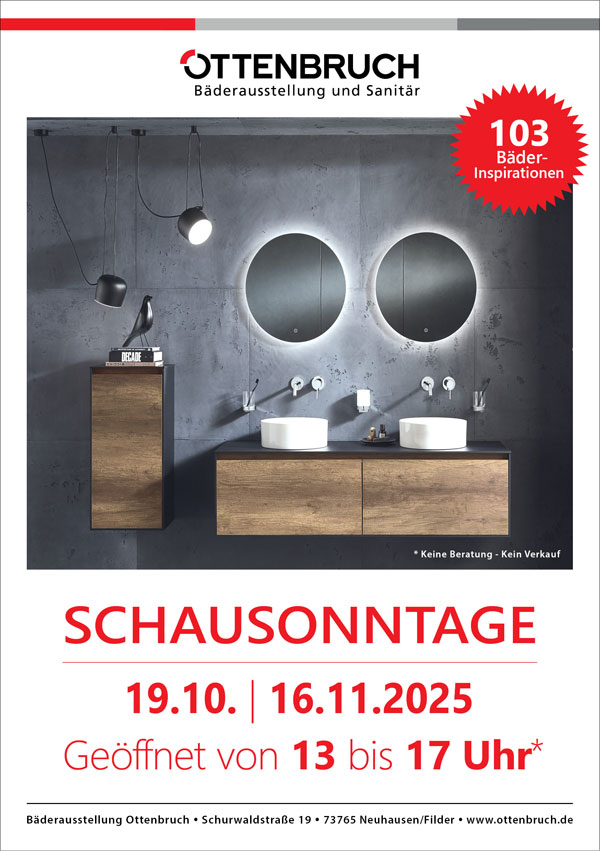 Schausonntage im Herbst am 19.10. und 16.11.2025, jeweils von 13 bis 17 Uhr