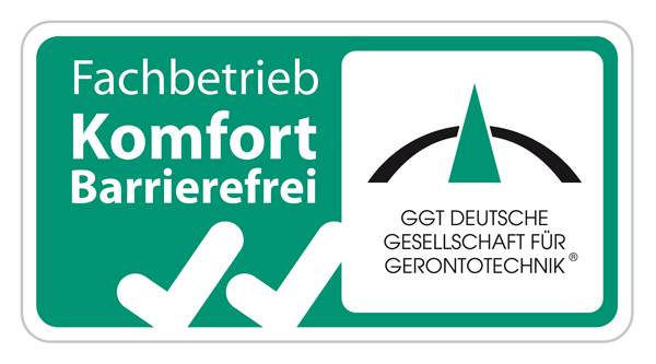 Logo Fachbetrieb KOMFORT barrierefrei