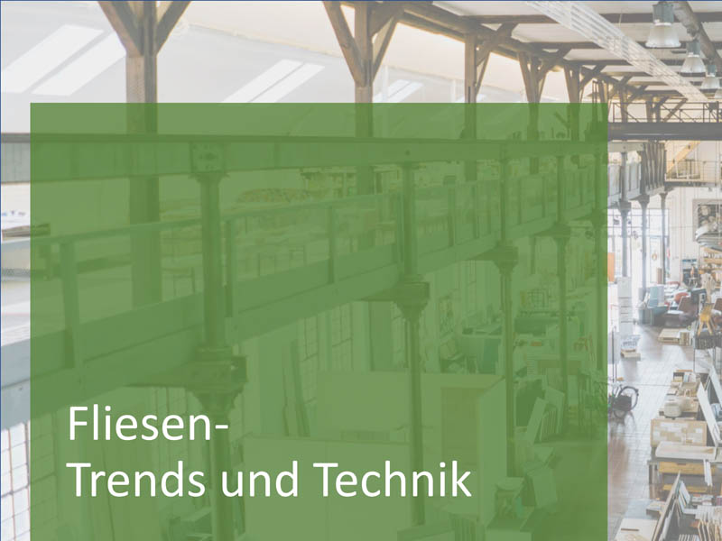 Inhouse-Schulung zu Fliesen-Trends