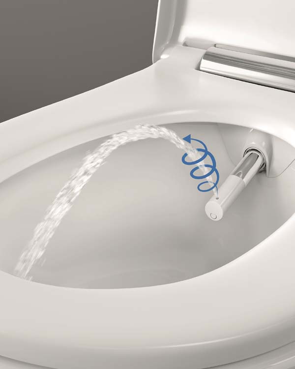 Dusch-WC AquaClean von Geberit,
Modell Sela