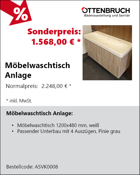 Möbelwaschtisch Anlage Möbelwaschtisch Anlage