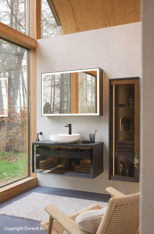 Duravit Vitrium Badmöbel Waschtischunterschrank anthrazit Duravit Vitrium Badmöbel Waschtischunterschrank anthrazit