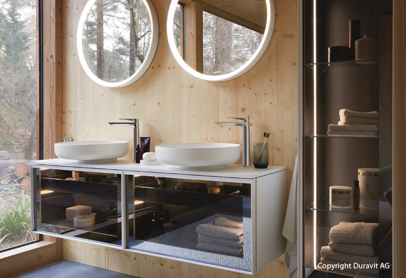 Duravit Vitrium Badmöbel Waschtischunterschrank Doppelwaschtisch weiß Duravit Vitrium Badmöbel Waschtischunterschrank Doppelwaschtisch weiß