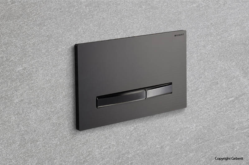 Geberit Sigma Betätigungsplatte Toilette anthrazit kleine Schalter Geberit Sigma Betätigungsplatte Toilette anthrazit kleine Schalter