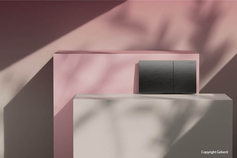 Geberit Sigma Betätigungsplatte Toilette anthrazit große Schalter Geberit Sigma Betätigungsplatte Toilette anthrazit große Schalter
