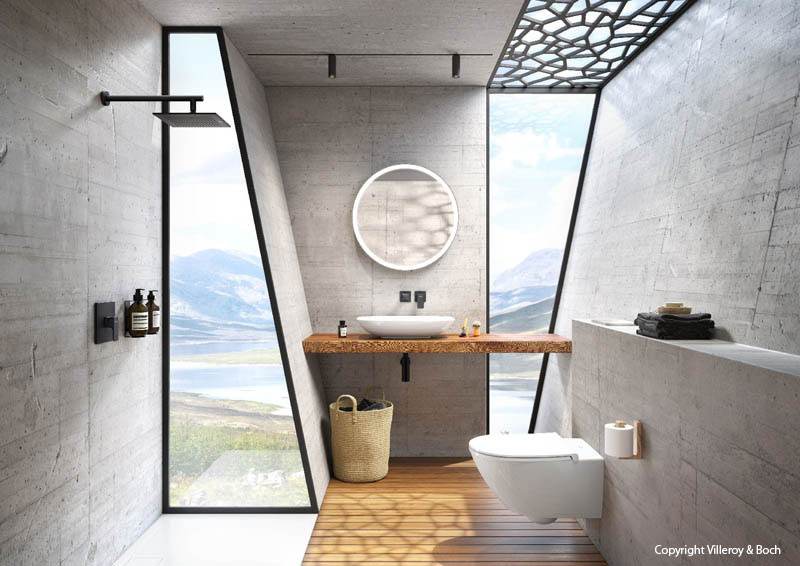 Bad klein kompakt Aufsatzwaschtisch Konsole Regenwalddusche bodengleiche Dusche bodentiefe Fenster Toilette Bad klein kompakt Aufsatzwaschtisch Konsole Regenwalddusche bodengleiche Dusche bodentiefe Fenster Toilette
