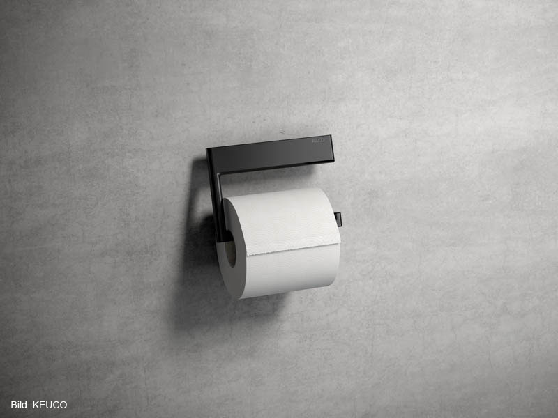 Keuco Bad Accessoires WC-Papierhalter schwarz Keuco Bad Accessoires WC-Papierhalter schwarz