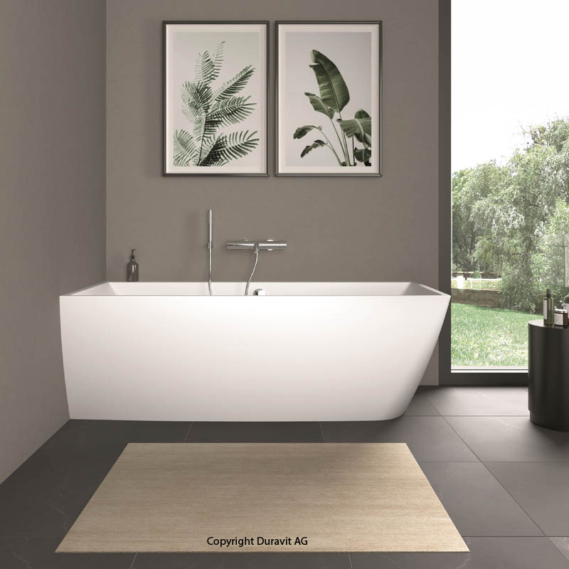 Duravit Badewanne weiß eckig abgerundet Vorwandmontage Duravit Badewanne weiß eckig abgerundet Vorwandmontage