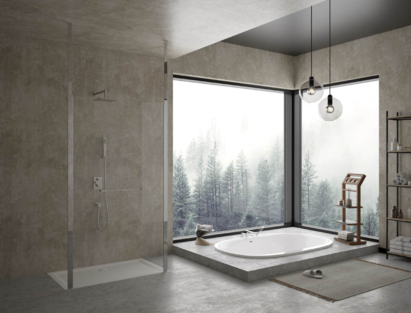 HOESCH Badewanne weiß oval in den Boden eingelassen HOESCH Badewanne weiß oval in den Boden eingelassen