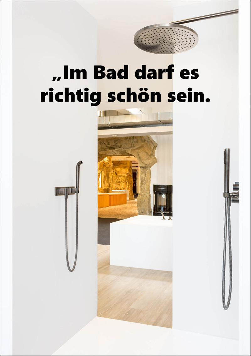 Headline - Firmenportrait: Im Bad darf es richtig schon sein!